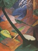Franz Marc Deer in the Forest (mk34) oil painting artist